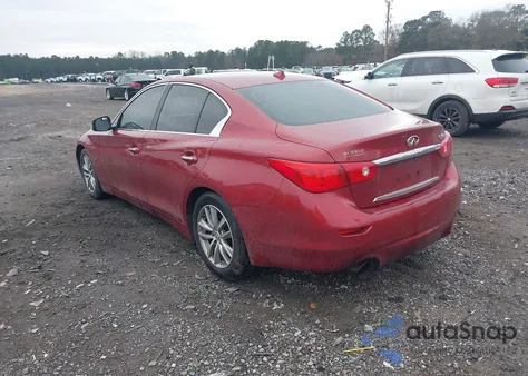 2015 Infiniti Q50 from USA, damaged, VIN JN1BV7AP3FM341590